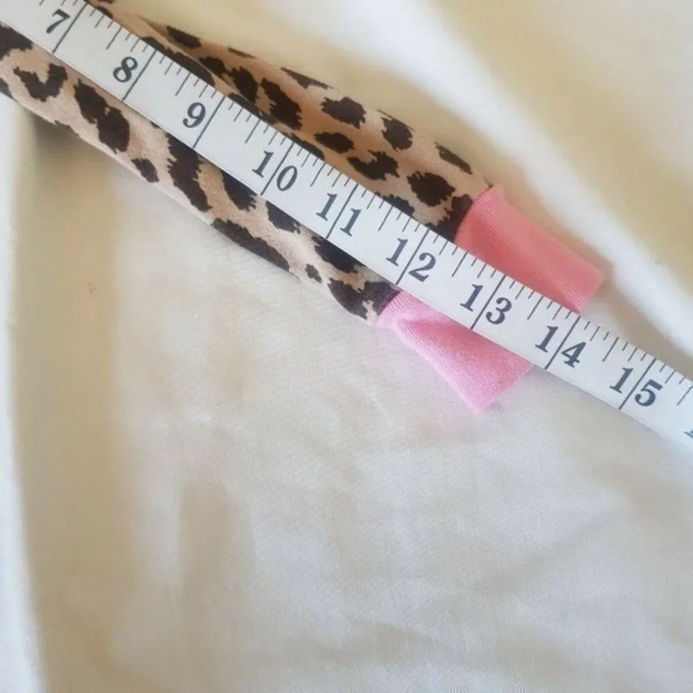 Carters Long Sleeve Top Blouse  Animal Print  Pink Brown Size 3 Toddler Girls
